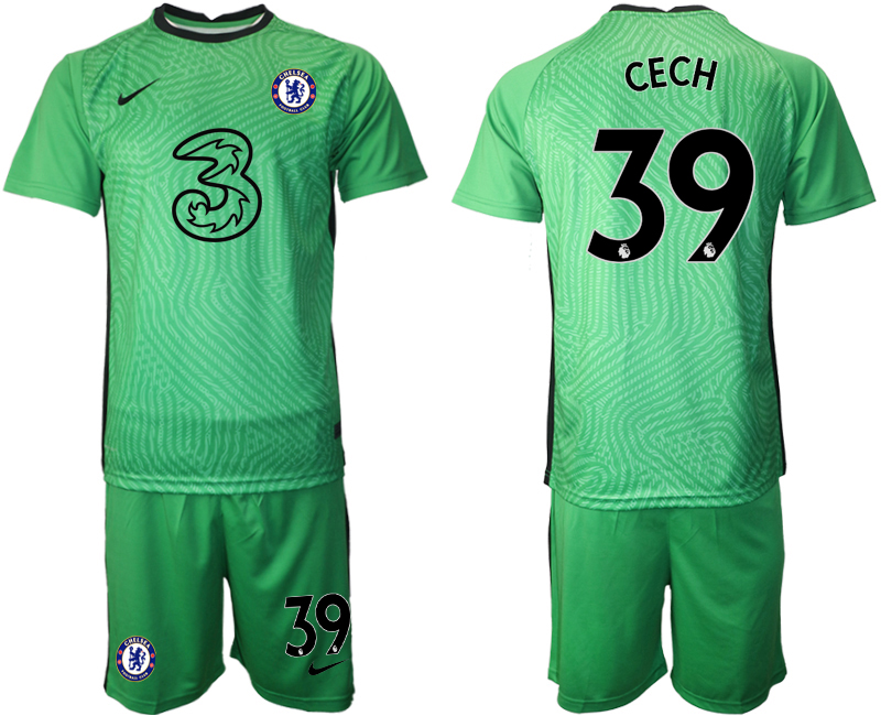Men 2021 Chelsea green goalkeeper #39 soccer jerseys->chelsea jersey->Soccer Club Jersey